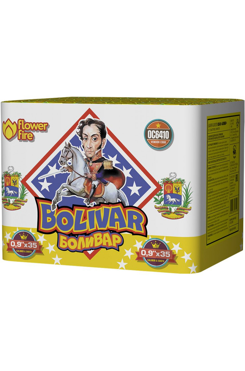 Батарея салютов Боливар (0,9" х 35)